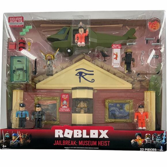 Roblox Jailbreak Museum Heist Playset Exclusive Item 33 Pieces Factory Sealed - Picture 1 of 6
